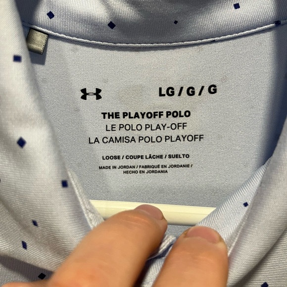 Under Armour Dot Polo Large - Picture 2 of 3
